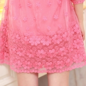 2014初春百搭打底蕾絲連衣裙 免運費