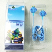 卡通入耳式可愛彩色耳機  MP3/MP4手機耳機